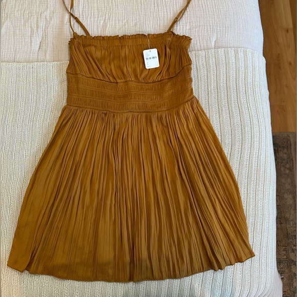 Free People Juliet Slip Dress in Gold - Picture 4 of 8